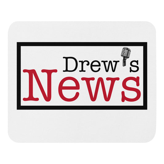Mouse Pad (Drew's News-white)