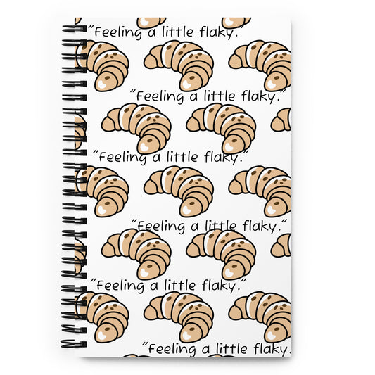 Spiral Notebook (Feeling a Little Flaky)