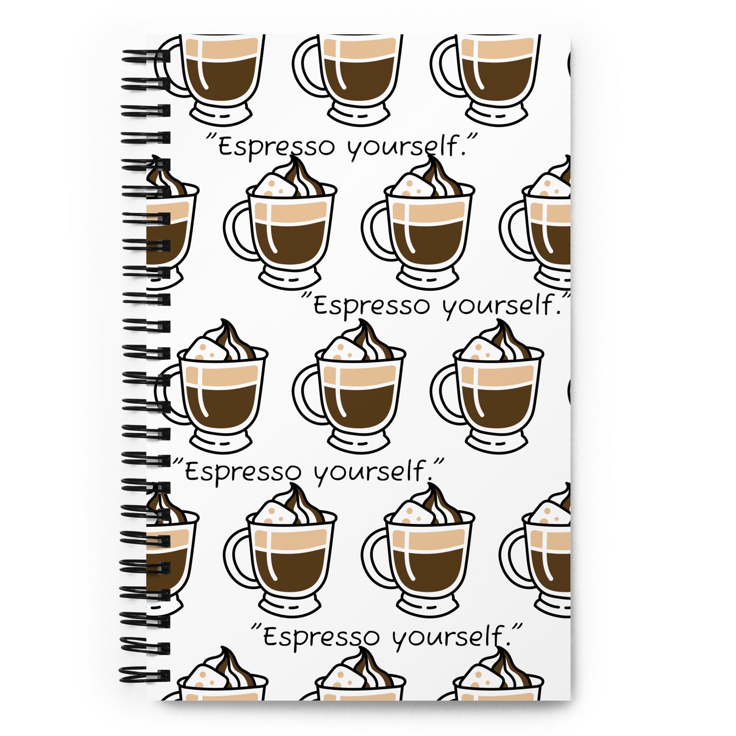 Spiral Notebook (Espresso Yourself)