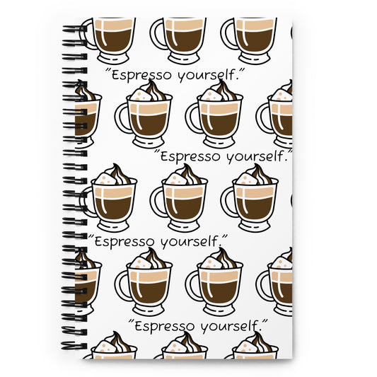 Spiral Notebook (Espresso Yourself)
