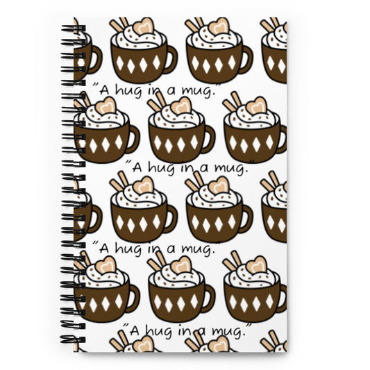 Spiral Notebook (Hug in a Mug)