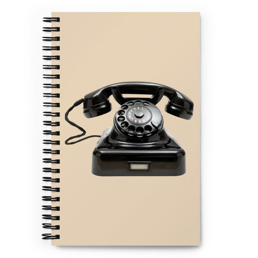 Spiral Notebook (Vintage Telephone)