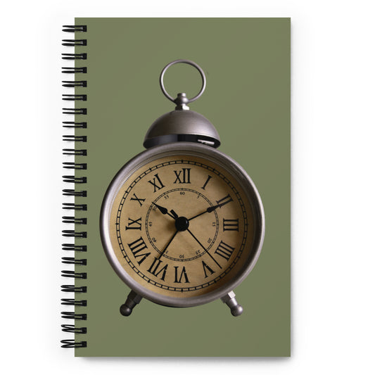 Spiral Notebook (Vintage Clock)