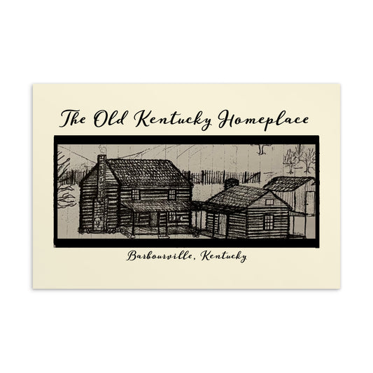 Postcard (The Old Kentucky Homeplace)