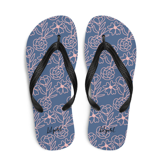Flip-Flops (Blue Bouquet)