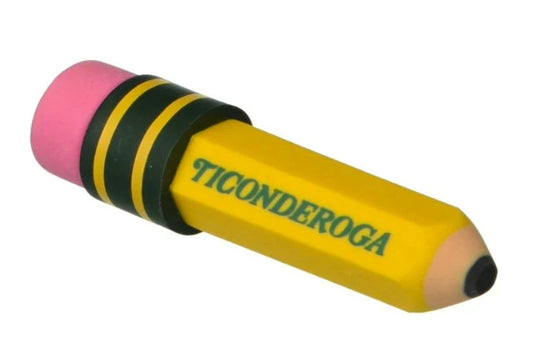Pencil Shaped Eraser (Ticonderoga)