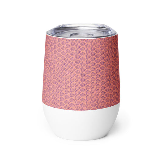 Wine Tumbler (Pink Bouquet)