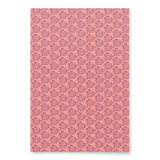 Wrapping Paper Sheets (Pink Bouquet)